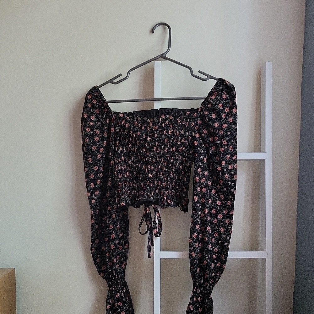 Romantic Boho Floral Top